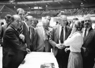 The 7th Interschool '80 education fair on 5 May 1980 in the Westfalenhalle Dortmund. Juergen