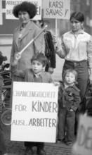 DGB May Day demonstration on 01.05.1980 in Dortmund, Germany, Europe