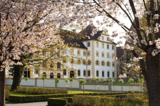 Spring in front of Salem Castle Germany