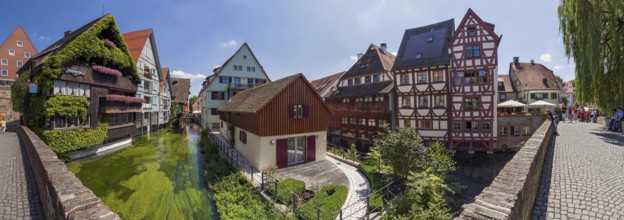 Fishing Town Ulm Panorama Germany