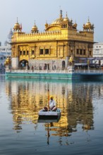 AMRITSAR, INDIA, AUGUST 26, 2011: Golden Temple Sri Harmandir Sahib Gurdwara in Amritsar, Punjab,