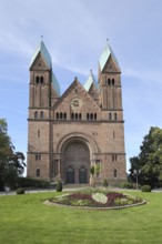 Church of the Redeemer, neo-Romanesque, Bad Homburg, Taunus, Hesse, Germany, Europe