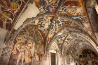 Frescoes in the cloister, Cathedral of the Assumption of Mary and St. Cassian, Bressanone