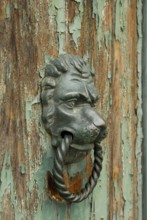 Door knocker, Murano, Veneto, Italy, Europe