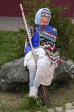 Figure of a witch, Walpurgis Night, St. Andreasberg, Lower Saxony, Germany, Europe