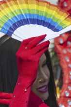 Drag Queen, Transvestite, Christopher Street Day, Cologne, North Rhine-Westphalia, Germany, Europe