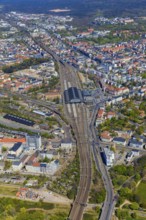 Inner Neustadt with Dresden Neustadt railway station