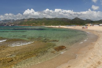 Fontanamare Beach, Gulf of Gonnesa, Province of Sud Sardegna, Sardinia, Italy, Nebida, Sardinia,