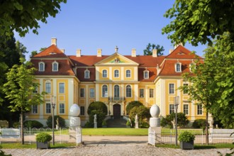 Baroque Rammenau Castle, Rammenau Castle in Rammenau near Bischofswerda in the district of Bautzen