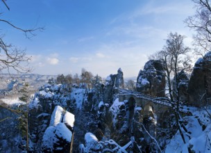 Winter on the Bastei in Rathen