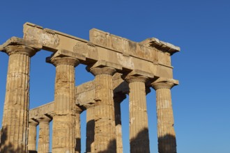 Temple E, Temple of Hera, Selinunte, Archaeological Site, Temple, Southwest Sicily, Sicily, Italy,