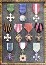 War decorations from Italy, Russia and Japan, 1917, France, Europe