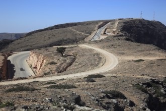 Landscape of the Southern Dhofar, Jabal al-Qamar, Oman, Asia