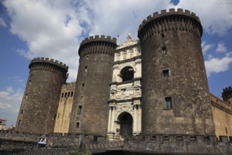 Castel Nuovo, 13th century city castle, Naples, Campania, Italy, Europe