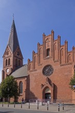 Church, Warnemünde, Rostock, Mecklenburg-Western Pomerania, Germany, Europe