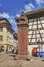 Neustadt an der Weinstrasse, Germany, August 2022: War monument 'Kriegerdenkmal 1914-1918', Europe