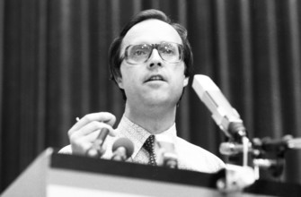 Election Party Congress of the SPD on 09.06.1980 in Essen. Hans Eichel, Germany, Europe