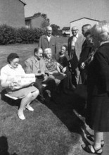 This group of pensioners, seen here on 18 August 1971 in Dortmund, are suffering with their