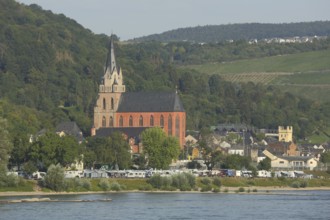 Church of Our Dear Lady in Oberwesel am Rhein, Rhineland-Palatinate, Upper Middle Rhine Valley,