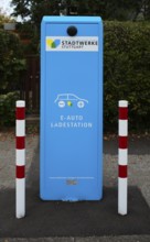 E-car charging station, e-charging station for electric cars, Stadtwerke Stuttgart,