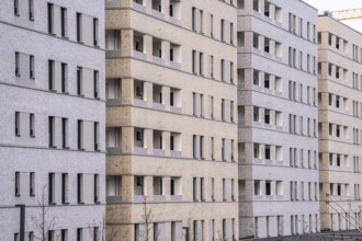 New residential buildings, rental flat, in the city centre, Düsseldorf, Worringer Straße, North