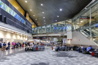 Terminal Concourse J of Miami Airport, USA, North America