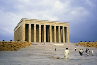 Anitkabir Memorial, Mausoleum of Mustafa Kemal Atatürk, Turkey 1973