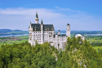 Nineteenth-century Romanesque Revival Palace - Neuschwanstein Castle Germany