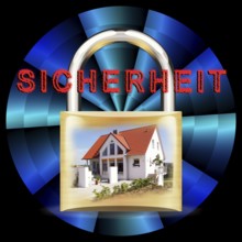 Symbolic image, security, burglary, theft, robbery, liability insurance, household contents