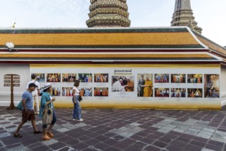 Wat Pho Temple is Bangkok's oldest Buddhist monastery near the Grand Palace. A photo wall