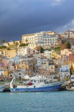 View of Sciacca harbour, Sciacca, Agrigento district, Sicily, Italy, Europe