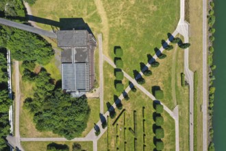 30.07.2022, Gelsenkirchen, North Rhine-Westphalia, Germany, Nordsternpark, here with the building