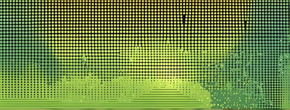 Green halftone pop art background. retro vector illustration, AI generated