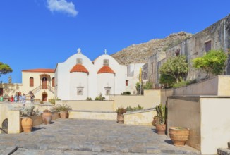 Moni Preveli monastery, Preveli, Rethymno, Crete, Greek Islands, Greece, Europe