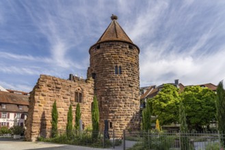 The stork tower in Lahr/Black Forest, Baden-Württemberg, Germany, Europe