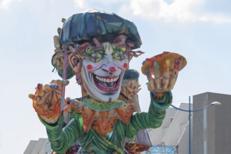 Carnival float, Sciacca, Agrigento district, Sicily, Italy, Europe