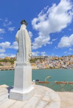 View of Sciacca harbour, Sciacca, Agrigento district, Sicily, Italy, Europe