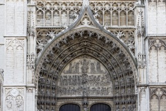 Cathedral of Our Lady, Onze-Lieve-Vrouwekathedraal, detailed view of the richly decorated main