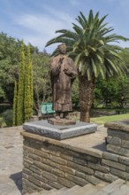 Statue of Reverend Theophilus Hamutumbangela in the Parliament Garden, Windhoek, Namibia, Africa