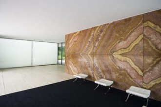 Barcelona Pavilion, reconstructed German pavilion for the 1929 World Exhibition, architect Ludwig