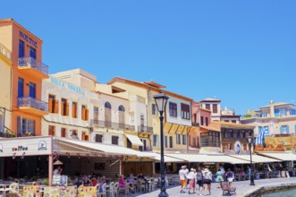 The Venetian Harbour, Chania, Crete, Greek Islands, Greece, Europe