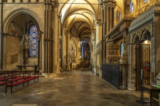 Interior of Canterbury Cathedral, England, Great Britain