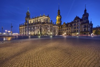 Dresden Court Church, Royal Palace, Hausmann Tower, Baroque, Renaissance and Neo-Renaissance