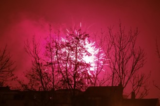 New Year's Eve fireworks, Germany, Europe