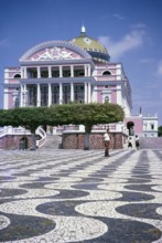 The Amazonas Theatre, built in 1895, Teatro Amazonas, historic opera house, Manaus, Brazil 1962