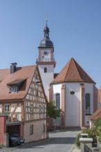 Parish church of St. John the Baptist, built in 1475 as a Gothic church, baroqueised from 1732 to