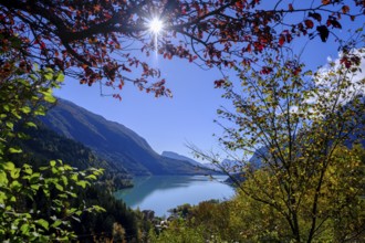 Molveno Lake, Lago di Molveno, Trentino, Italy, Europe