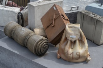 Detail of the memorial for deported Jews during the Nazi era at the DenkOrt Deportationen, 1941 to