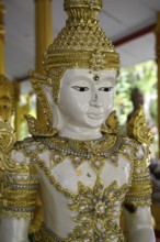 Golden Buddha, Wat Saphan, temple, Taling Chan district, Bangkok, Thailand, Asia