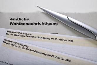 Official election notification for the Bundestag election on 23 February 2025 in the Federal